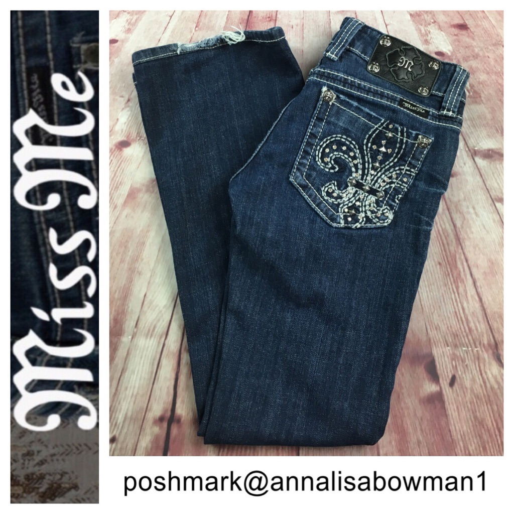 Miss Me Jp5010rl Bootcut Denim Jean Size 26
